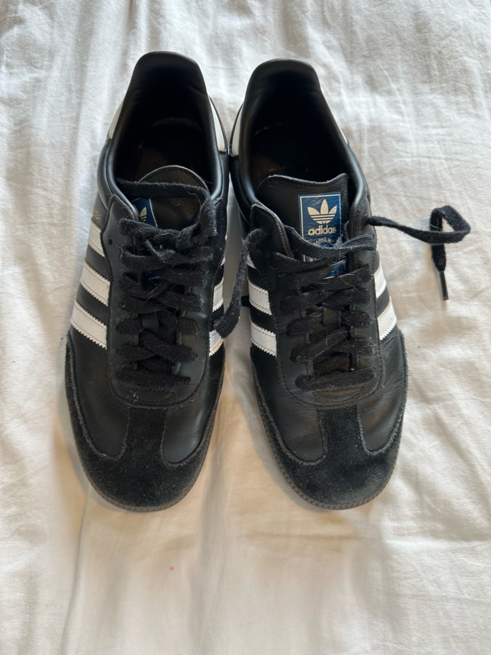 adidas Sambas - Men’s Black & White Classic Sneakers